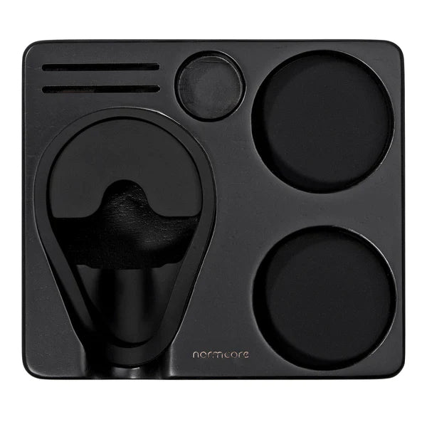 Premium Wooden Normcore Tamping Mat Station for Espresso - Barista-Grade Coffee Accessory for Home & Professional Use