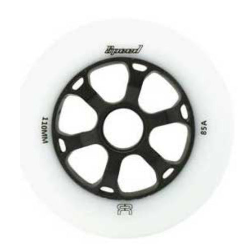 FR Speed 110mm Inline Skate Wheels - High Performance Rollerblade Wheels for Outdoor Skating, Speed Skating & Fitness Training - Perfect for Adults & Pro Skaters