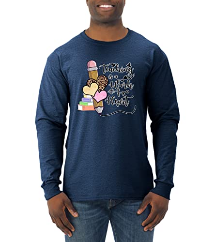 Vintage Heather Navy