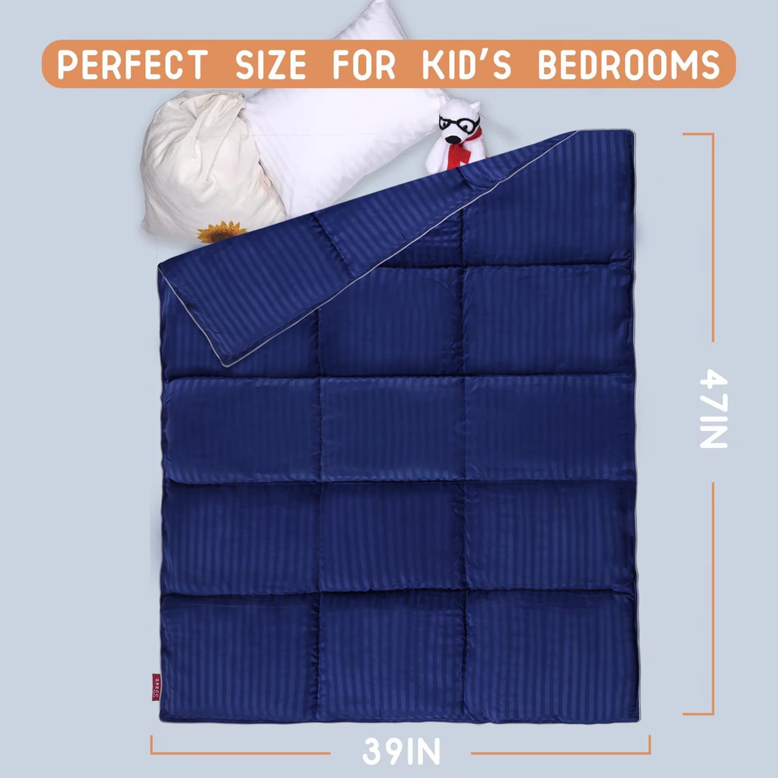 ZPECC Soft Baby Quilt Blanket for Toddlers - 39