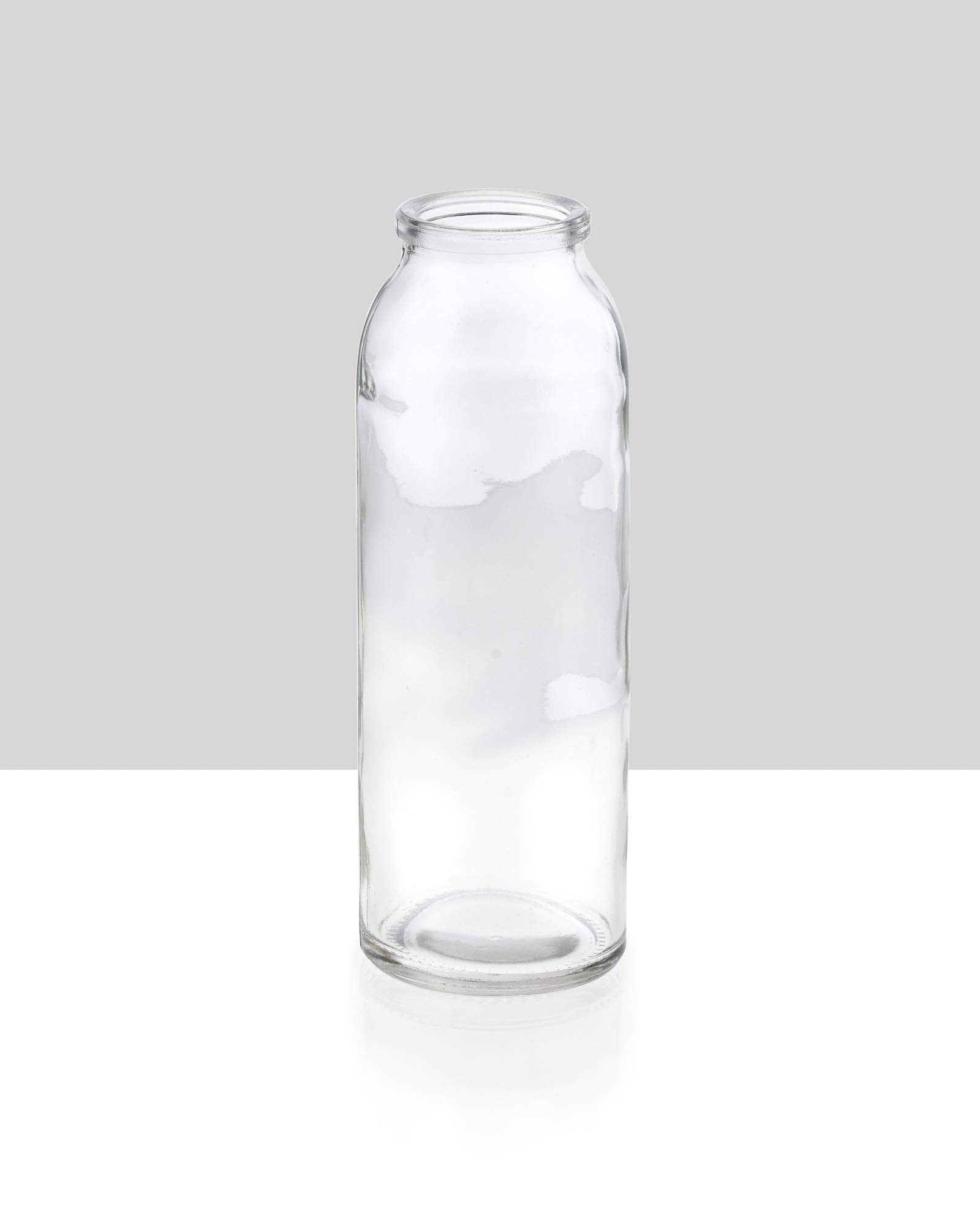 Set of 6 Clear Glass Bud Vases - 6.25” Tall & 2” Diameter - Elegant Flower Vases for Wedding Centerpieces, Home Decor, and Event Arrangements - Perfect for Dining Tables, Mantels, and Office Desks