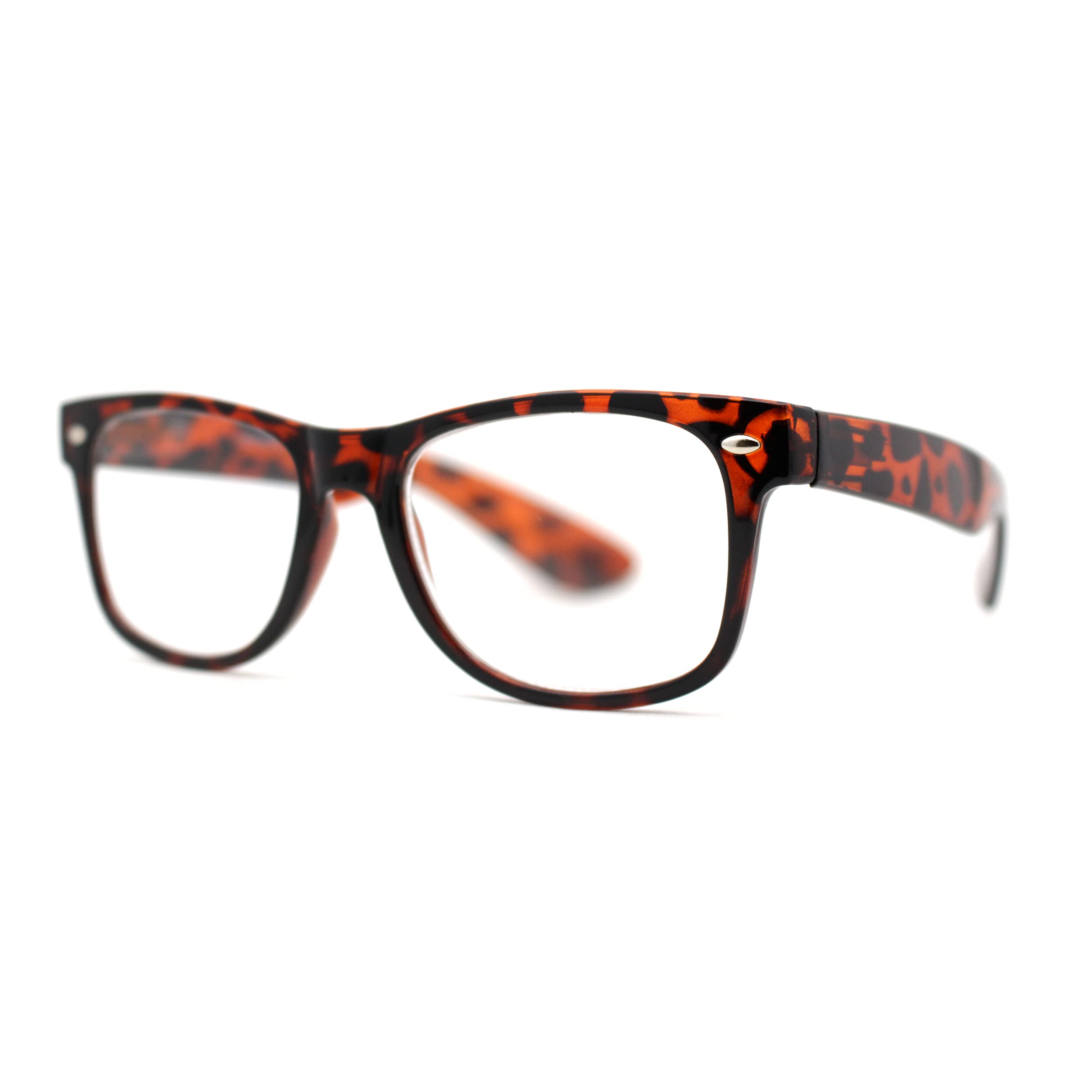 Vintage Hipster Horn Rim Reading Glasses for Men & Women - Trendy Retro Eyewear for Reading, Working & Fashion Accessories