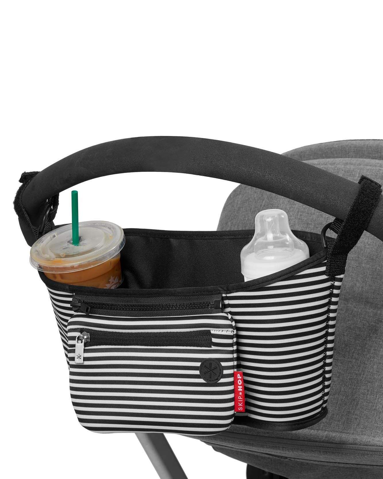 Skip Hop Grab & Go Stroller Organizer - Baby Stroller Accessories for Diapers, Bottles & Essentials - Perfect for Travel, Shopping & Daily Walks
