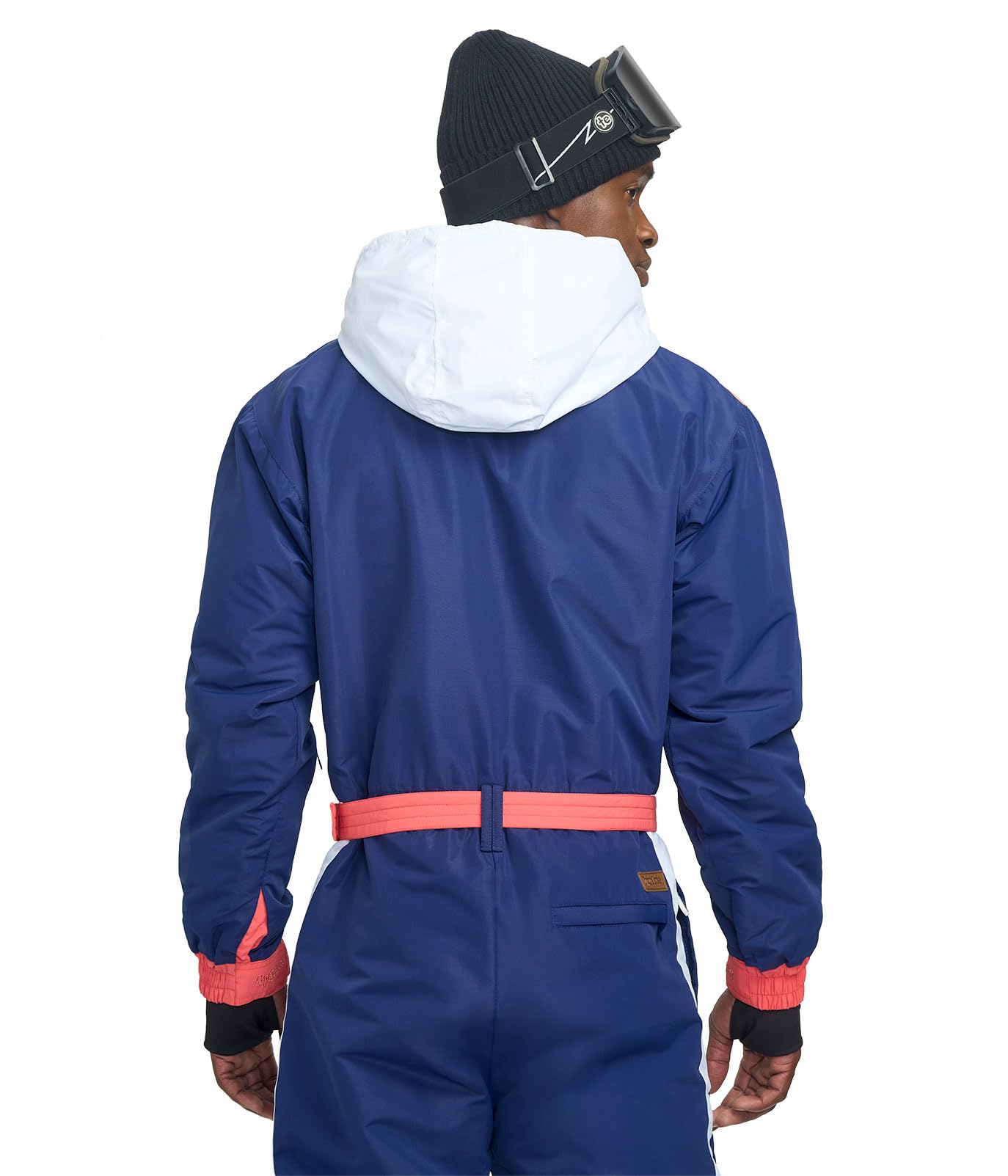 Retro Men's Ski Suits by Tipsy Elves - Bright & Warm One-Piece Snowsuits for Winter - Perfect for Skiing, Snowboarding & Cold Weather Activities