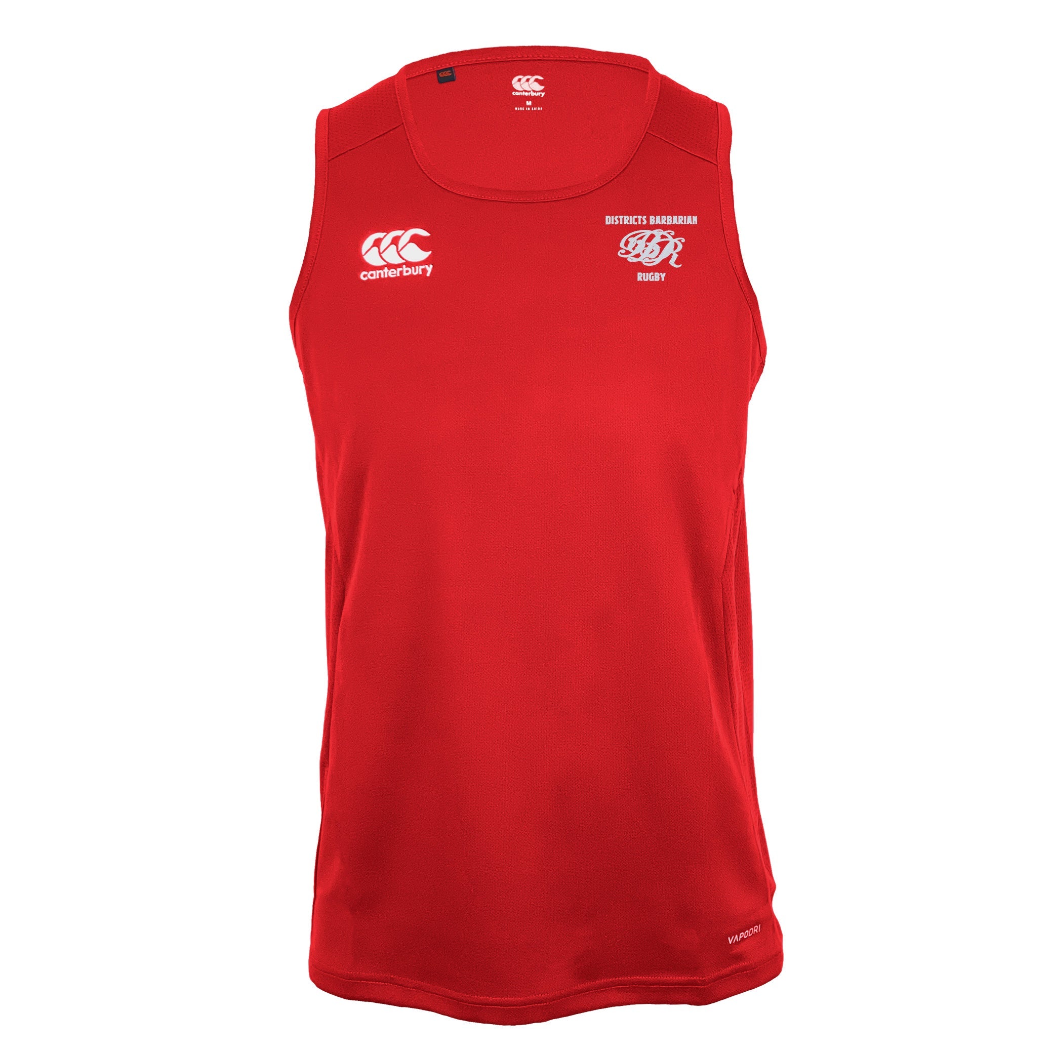 Districts Barbarian RFC CCC Dry Singlet - Lightweight Moisture-Wicking Workout Shirt for Men - Perfect for Running, Gym & Outdoor Sports