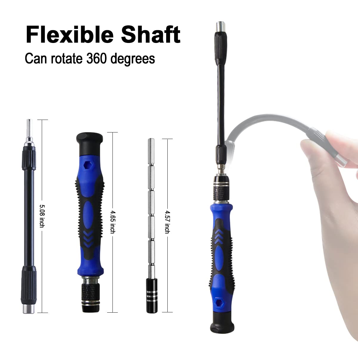 EFAITHFIX 142-Piece Magnetic Precision Screwdriver Set with 120 Bits - Professional Electronics Repair Tool Kit for iPhone, MacBook, Laptop, PC, Tablet, PS4, Xbox & Nintendo Switch - Perfect for Home DIY, Tech Repairs and Game Console Maintenance