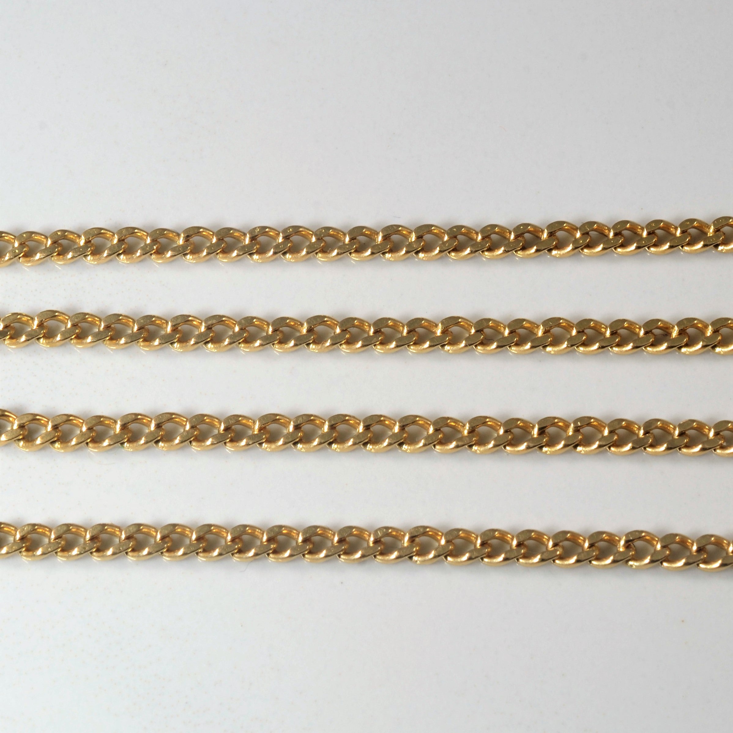 10K Yellow Gold Curb Chain Necklace 24 Inch - Classic Durable Jewelry for Men & Women - Perfect for Everyday Wear, Gifts & Special Occasions