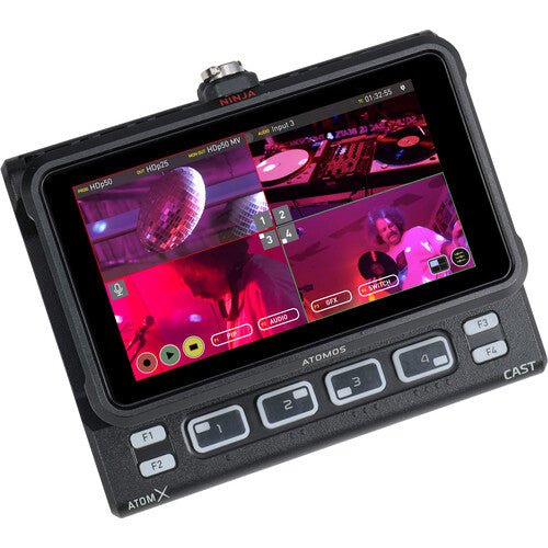 Atomos AtomX CAST Switcher Module for Ninja V & Ninja V+ - Live Streaming & Multi-Camera Switching Solution for Professional Videographers