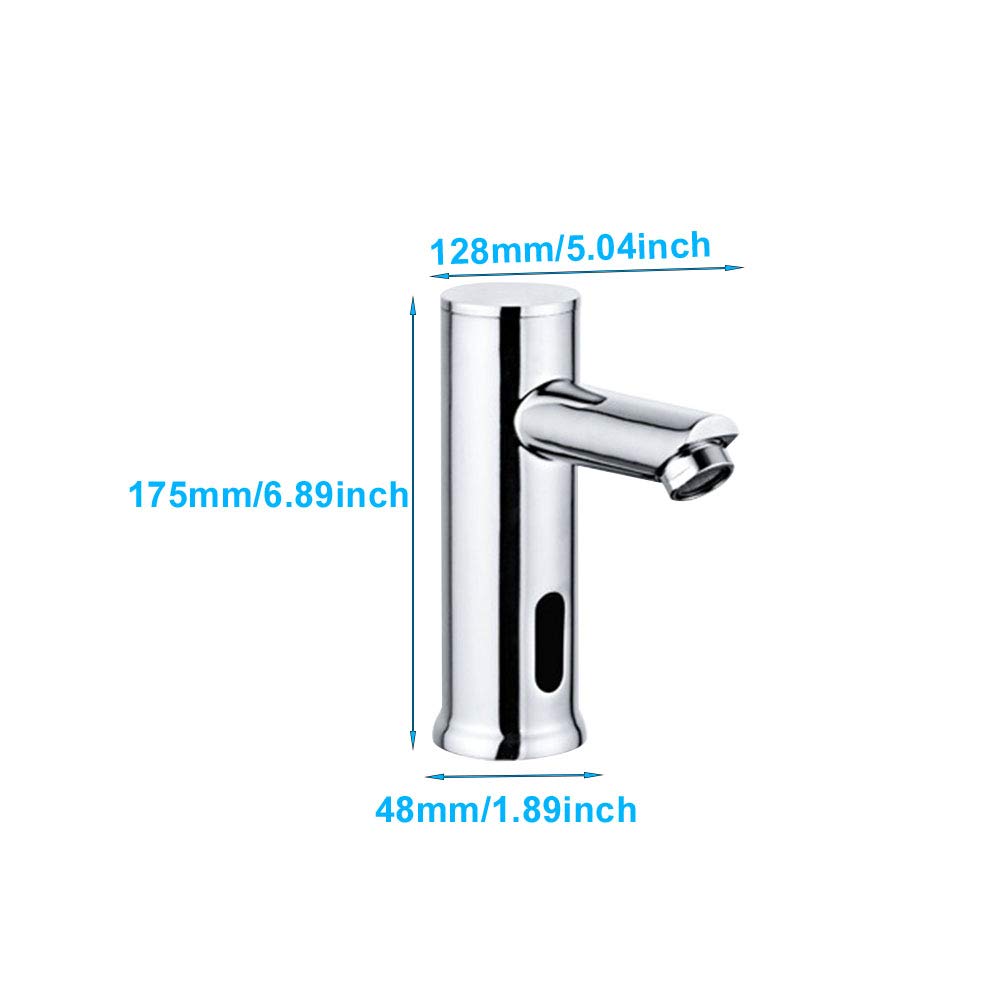 Touchless Bathroom Faucet with Motion Sensor & Temperature Control for Modern Homes