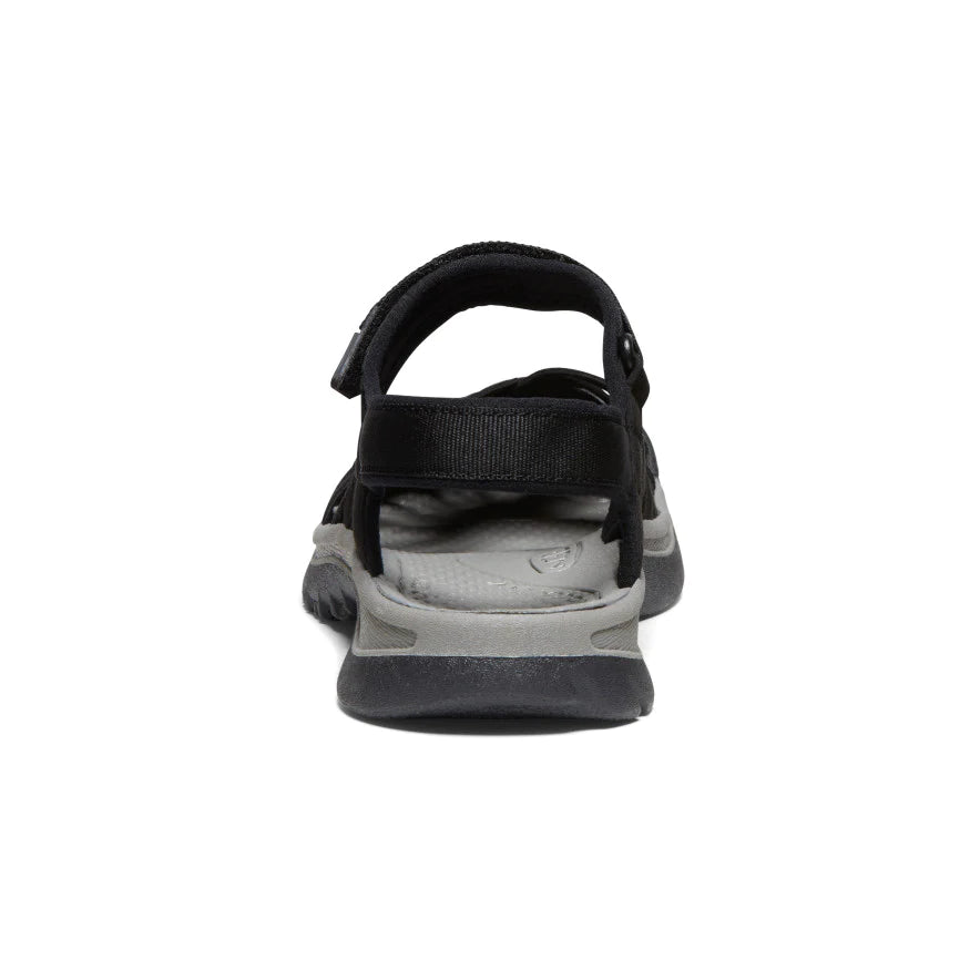 Women's Rose Sandals - Black & Neutral Gray | Comfortable Summer Flip Flops for Beach, Pool & Casual Outings