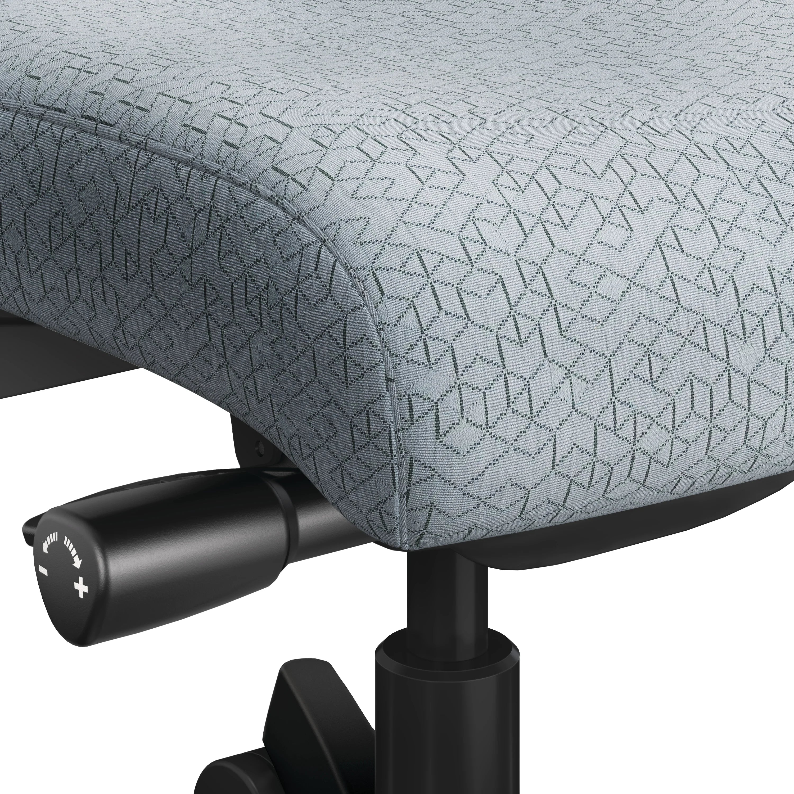 HON Ignition Upholstered Mid Back Office Chair - Ergonomic Mesh Task Chair with Adjustable Lumbar Support for Home & Office Workspace - Perfect for Long Hours of Computer Work and Video Conferencing