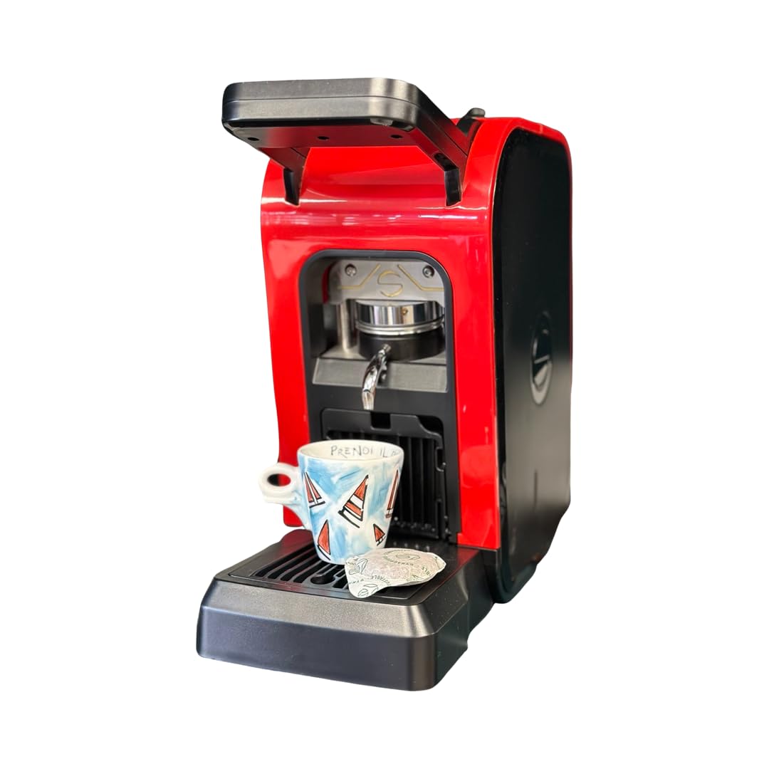 PRENDI Spinel Ciao Espresso Coffee Machine with 100 FREE Pods - Compact Pod Coffee Maker for Home & Office, Perfect for Espresso Lovers & Small Spaces