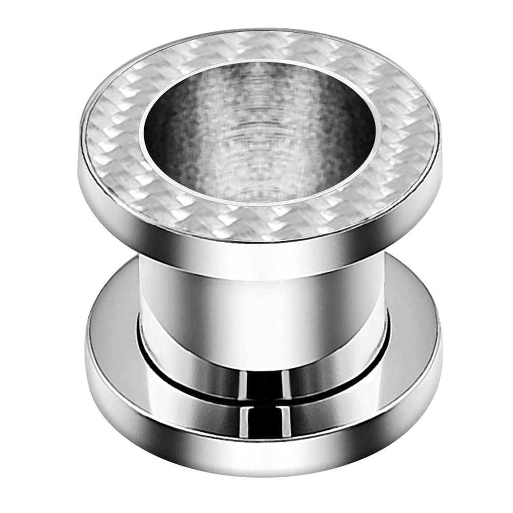 Surgical Steel Flesh Tunnel Body Jewelry - High-Quality Gauged Ear Plugs for Stretching & Style - Perfect for Piercing Enthusiasts & Alternative Fashion Lovers