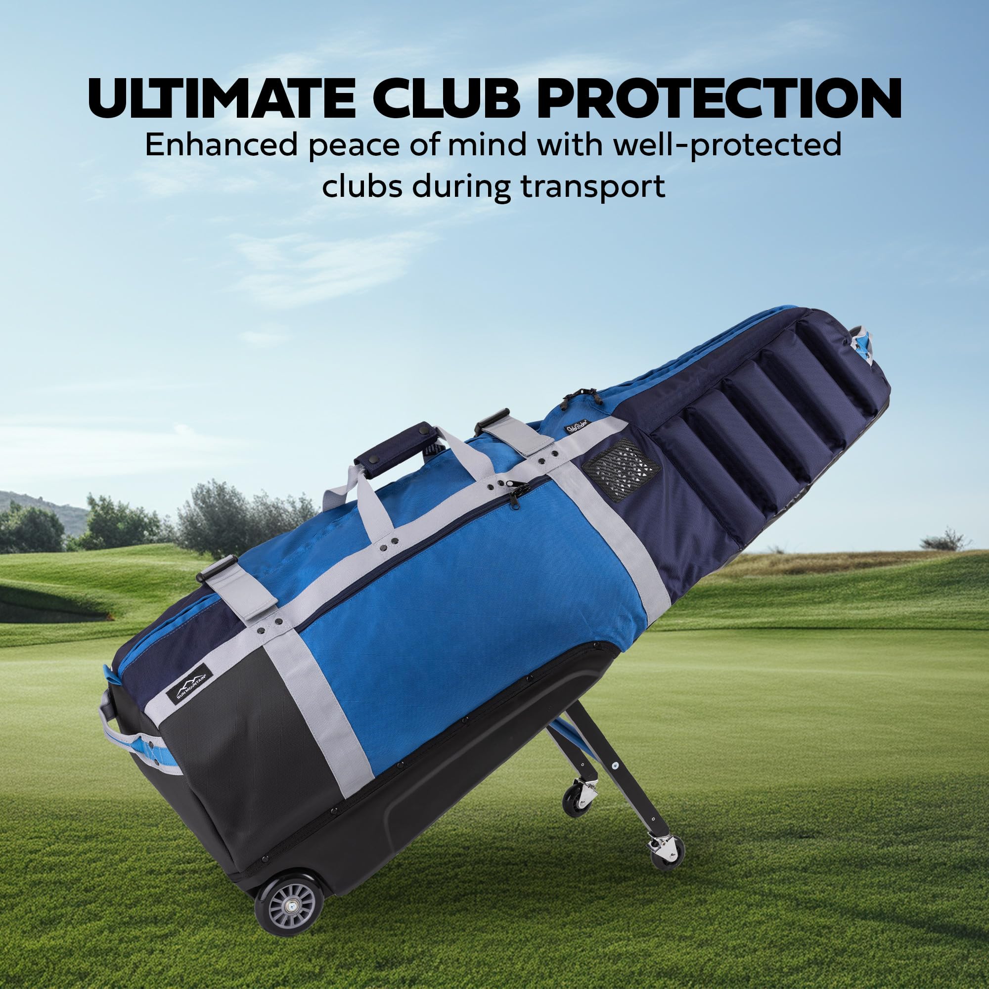 Sun Mountain Golf Club Glider Travel Bag - for Golf Trips & Storage