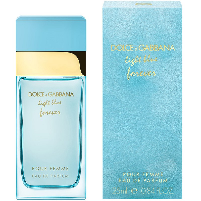 Dolce & Gabbana Light Blue Forever Women's Eau de Parfum Spray - 3.4 oz Floral Citrus Perfume for Daytime Wear & Romantic Occasions