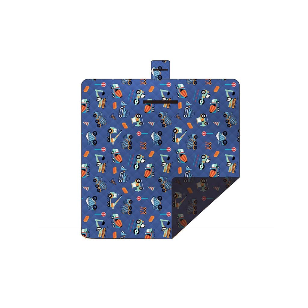 WJJ Thickened Waterproof Picnic Mat - Portable Moisture-Proof Outdoor Blanket for Spring Outings, Beach, Camping & Park (Blue) - Perfect for Picnics, Hiking and Family Gatherings
