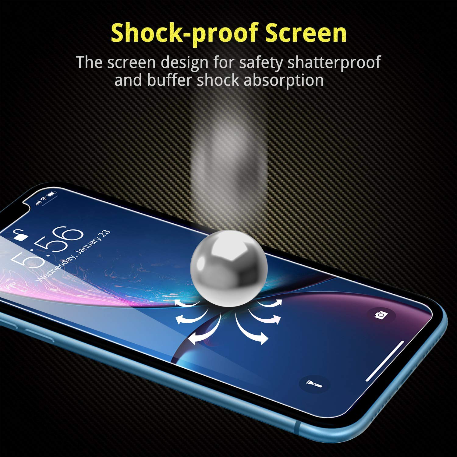 [2+2 Pack] VF iPhone 13/13 Pro/13 Pro Max Screen Protector & Camera Lens Protector Set with Easy Installation Kit - 6.7 Inch Tempered Glass for Daily Protection & Scratch Resistance (Perfect for Work, Travel & Outdoor Use)