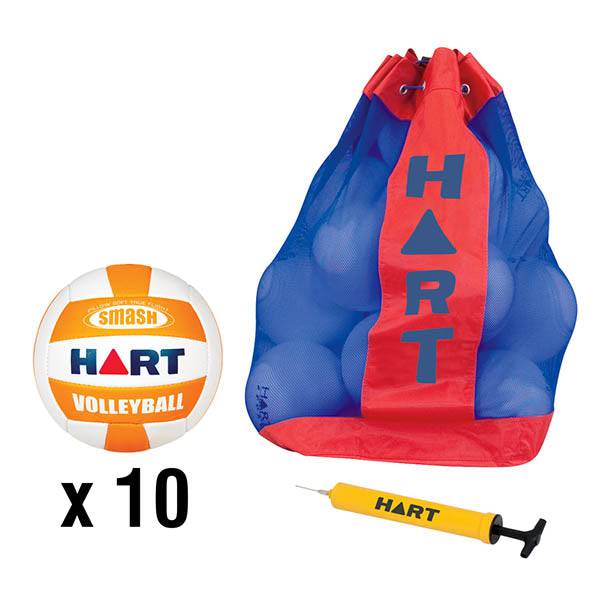 HART Smash Volleyball Set - Premium Outdoor & Indoor Volleyball Game for Beach, Backyard, and Gym - Perfect for Sports Enthusiasts and Team Play