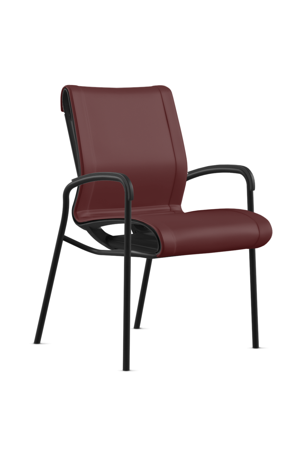 Premium 9 to 5 CYDIA Upholstered Professional Leather Guest Chair (3300GT) - Ergonomic Office Chair for Reception, Conference Rooms & Home Offices