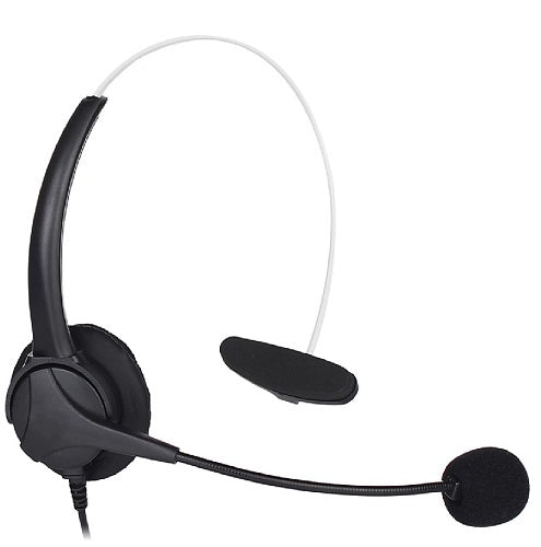 Centon Lightweight USB Mono Headset with Microphone - Perfect for Online Meetings, Gaming & Call Centers