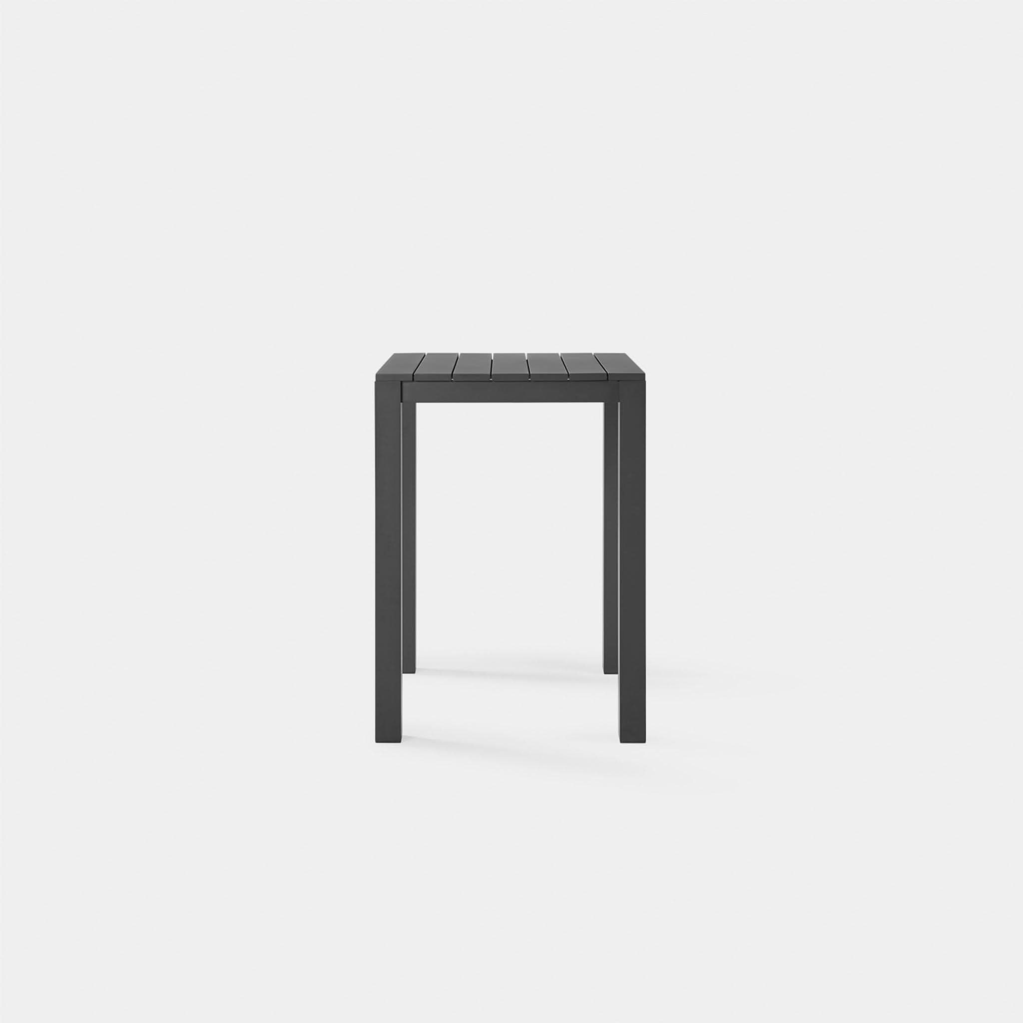 Premium Aluminum Square Bar Table - Durable & Modern Outdoor/Indoor Dining & Pub Furniture for Patio, Restaurant, or Home Decor