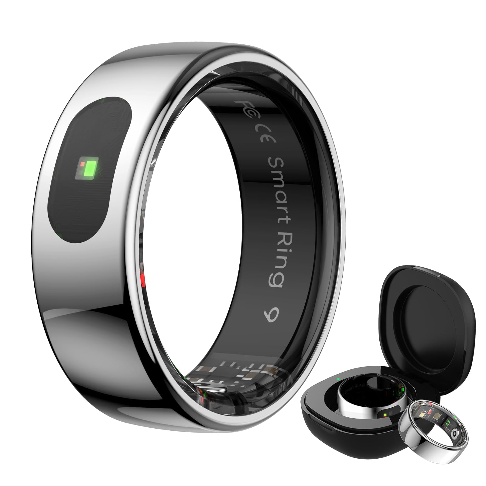 Smart Fitness Ring with Sleep Tracking for Women & Men - iOS & Android Compatible for Active Lifestyles