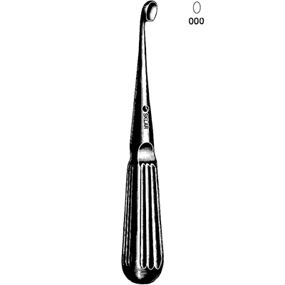 Bruns Bone Curette Surgical Instrument 6 3/4