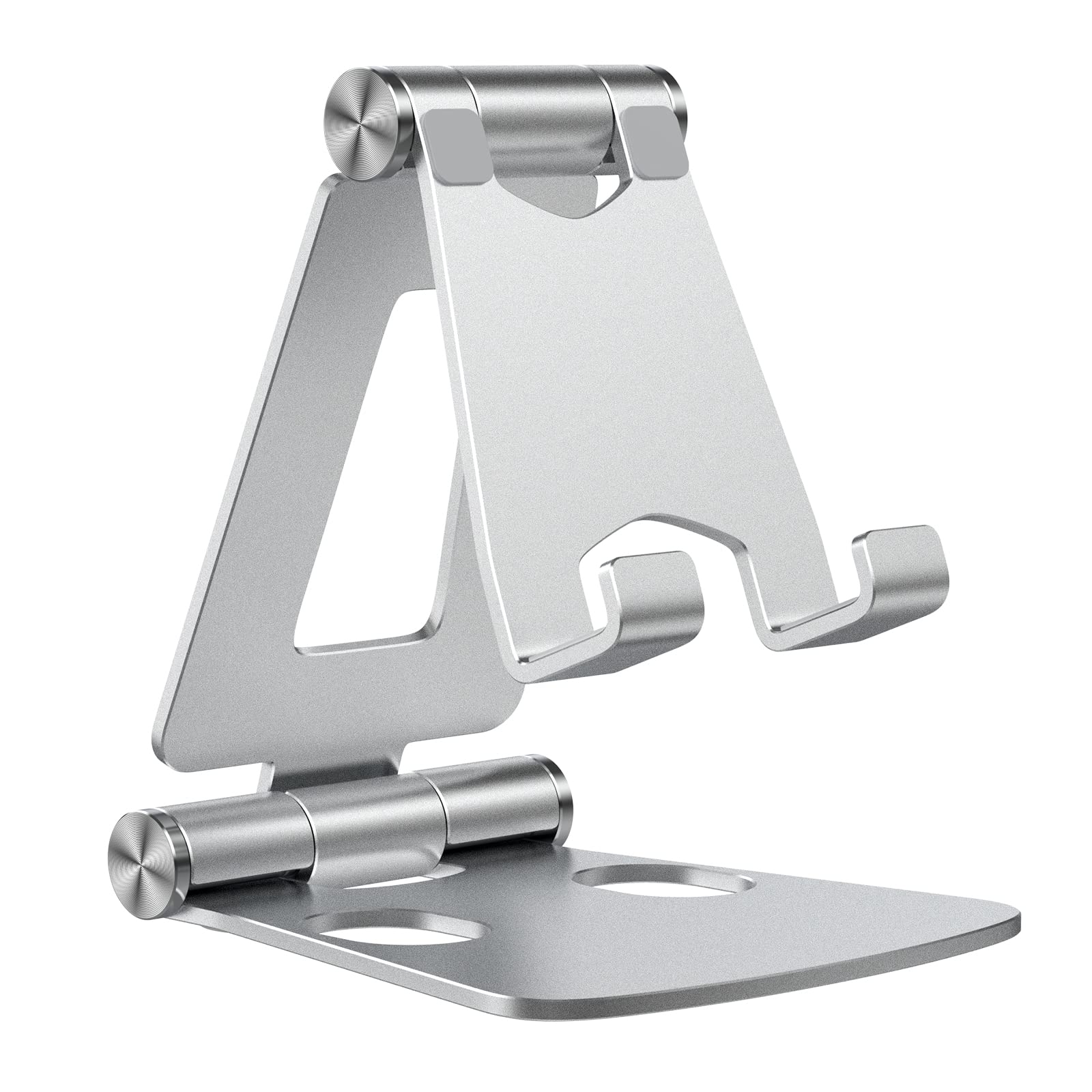 WIMAHA Multi-Angle Adjustable Aluminum Alloy Phone Stand - Universal Smartphone Holder for Desk, Tabletop & Car Use - Portable Dock for iPhone, Samsung & All Mobile Devices - Perfect for Work, Study & Video Calls