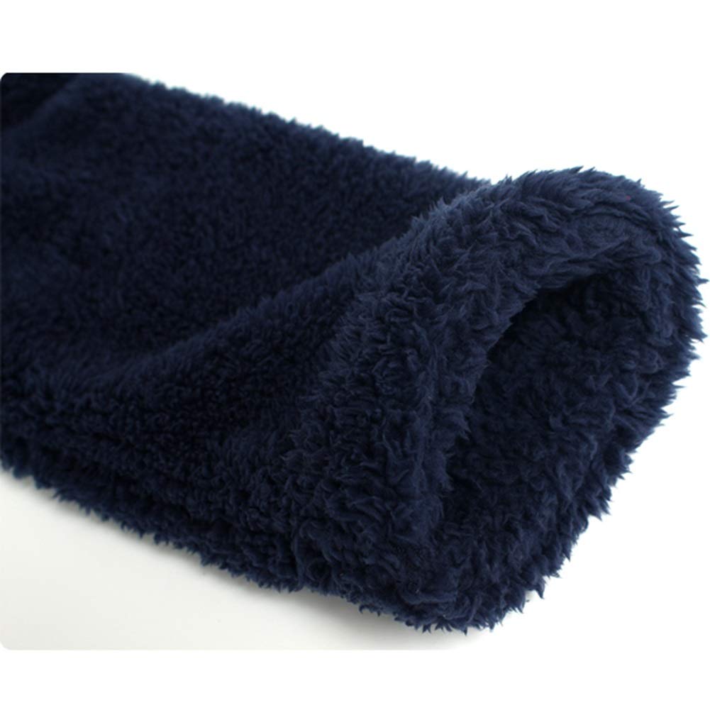 Men's Plush Fluffy Bathrobe - Extra Long Warm Thick Winter Robe with Soft Fleece Lining for Shower, Spa & Lounge Wear (Black, X-Large) - Perfect for Relaxing at Home, Hotel Stays & Cozy Evenings