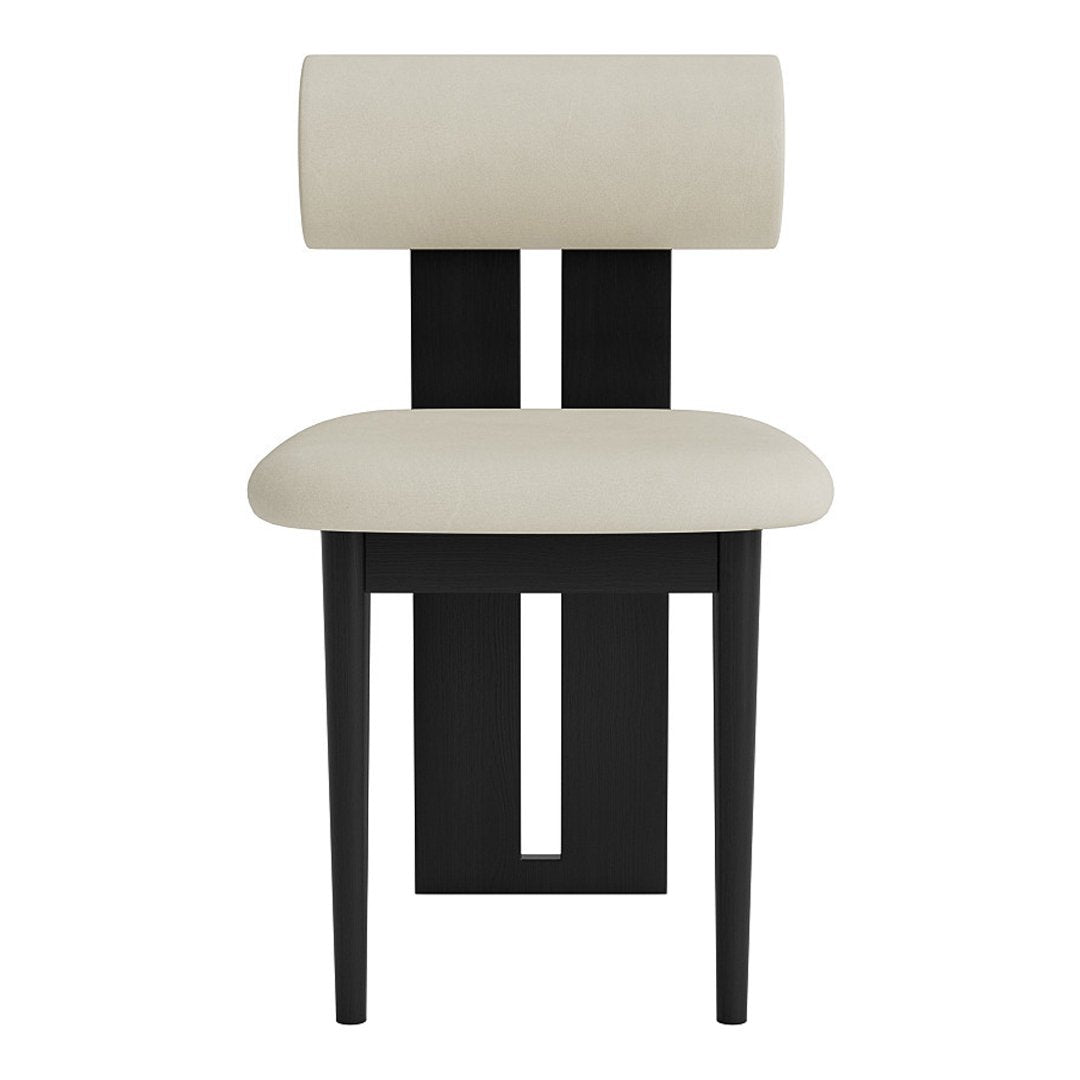 Modern Hippo Side Chair - Sturdy Wooden Accent Chair for Dining Room, Living Room & Office - Comfortable & Stylish Home Decor for Small Spaces