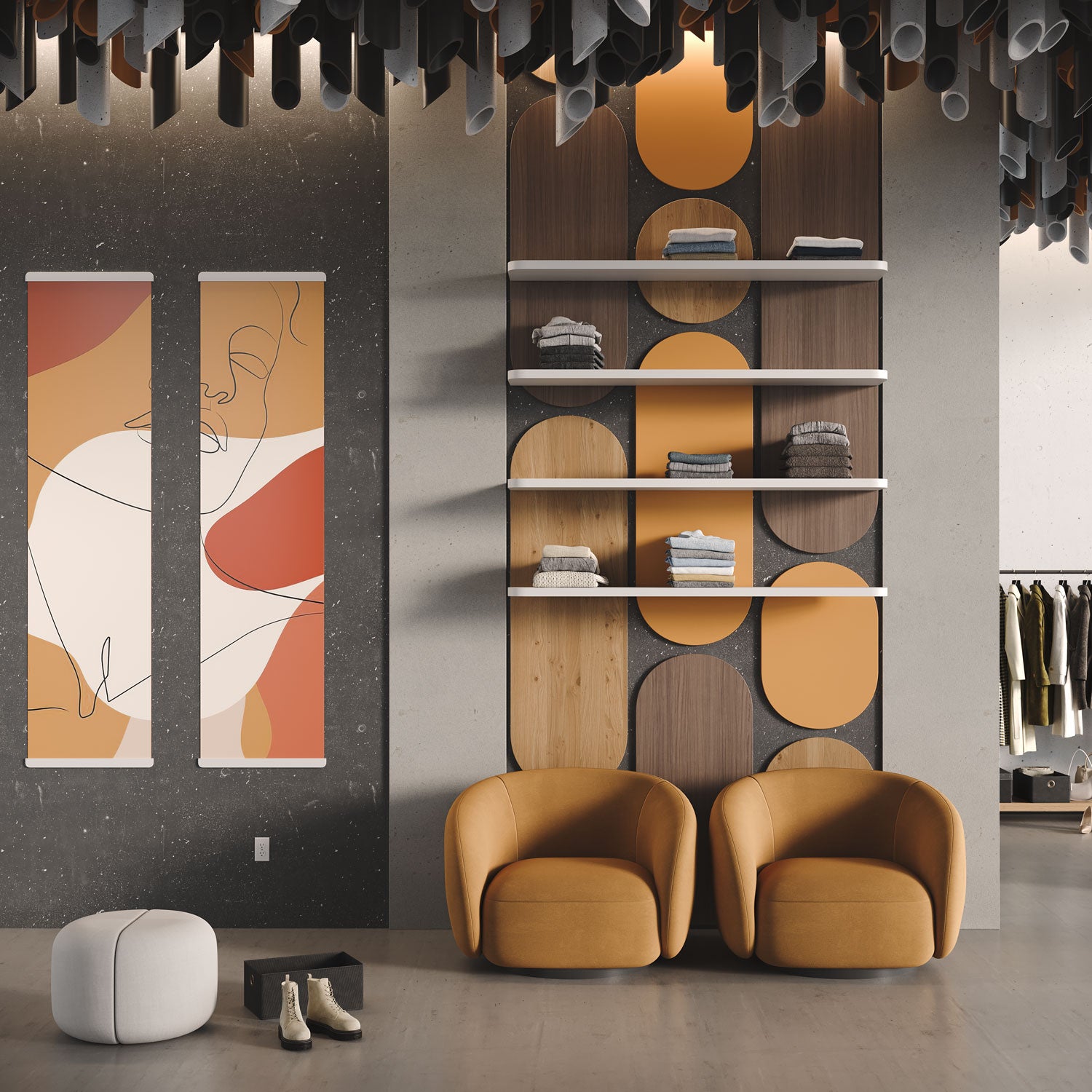 Aksel RADius Alder Floating Shelf - Rustic Wood Wall Shelves for Living Room, Kitchen, Bathroom & Office Storage | Easy Mounting & Durable Design