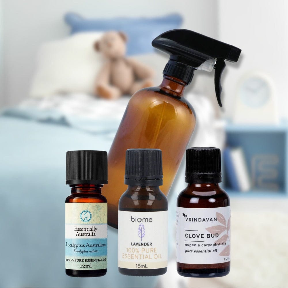 Natural Dust Mite Spray Recipe Kit - DIY Allergen Relief for Bedding, Mattresses & Home - Perfect for Allergy Sufferers & Pet Owners