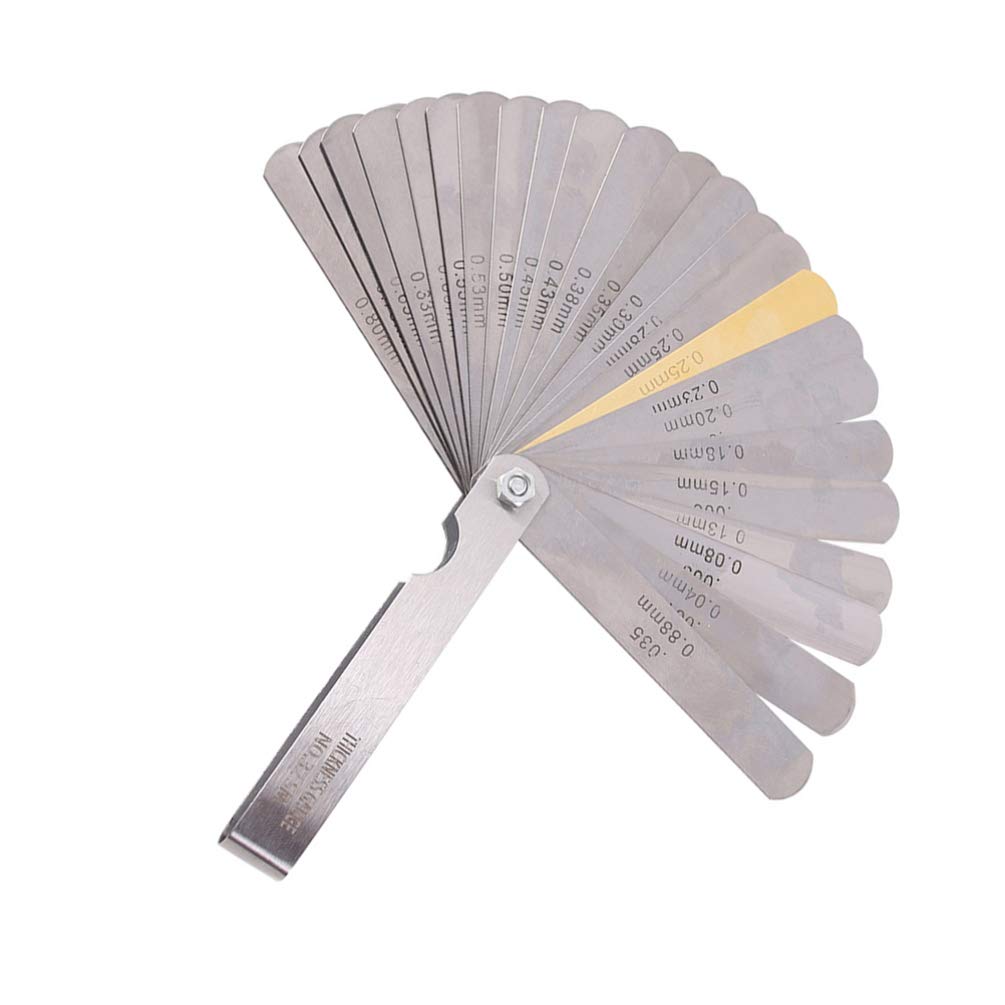 Exceart Guitar Feeler Gauge - Dual Marked String Action & Gap Measurement Tool for Luthiers & Automotive Use - Perfect for Guitar Setup, Maintenance & Precision Adjustments