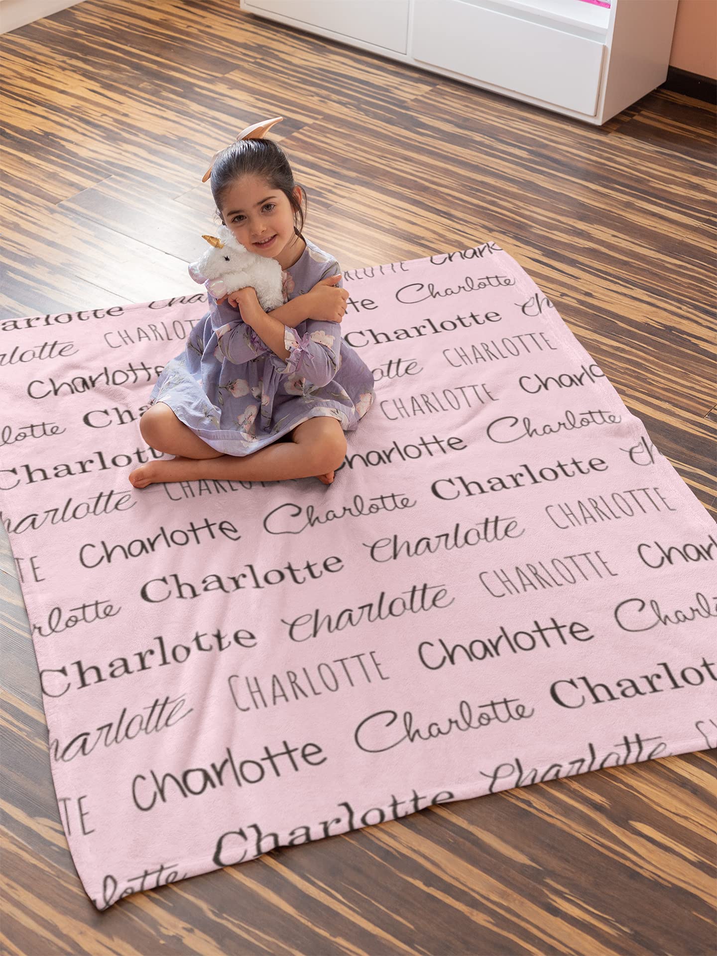 Personalized Newborn Baby Blanket with Custom Name - Perfect Gift for Daughter, Kids Birthday, Boys Swaddle, Girl Paisley Pink, King Size MPDHG1754-MBBlack - Ideal for Nursery, Photo Shoots, and Cozy Family Moments
