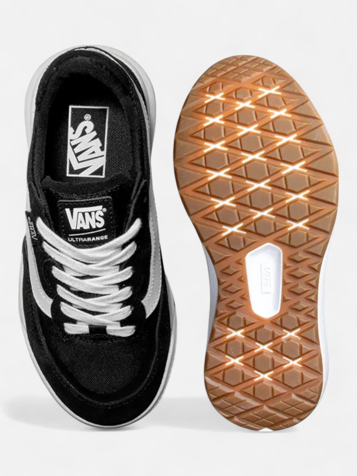 Vans MTE Ultrarange 2.0 SE Sneakers - Black, White & Brown Waterproof Hiking Shoes for Men & Women | Outdoor Adventure, Trail Running & Urban Streetwear Fashion