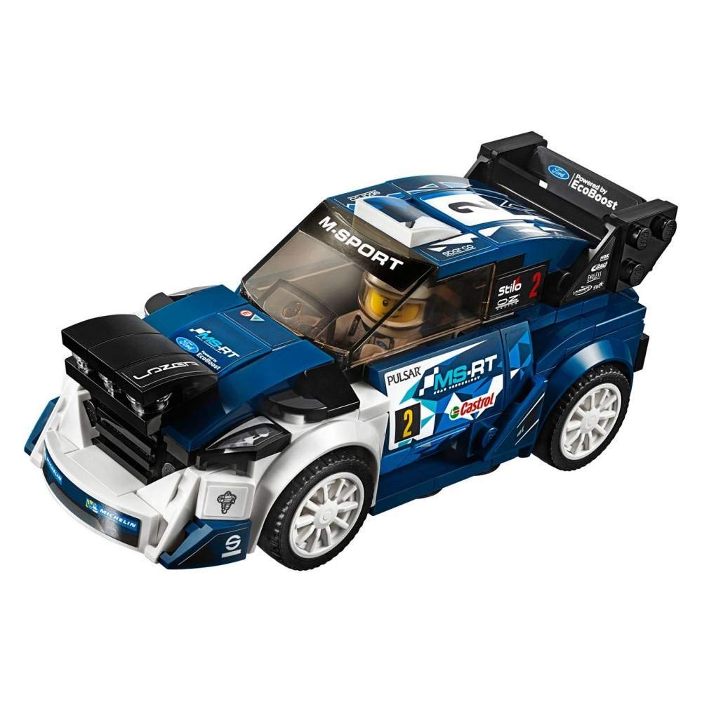 LEGO Speed Champions Ford Fiesta M-Sport WRC 75885 Building Kit (203 Pieces) - Race Car Toy for Kids & Adults, Perfect for Creative Play & Collectors - Great Gift for Birthday & Christmas