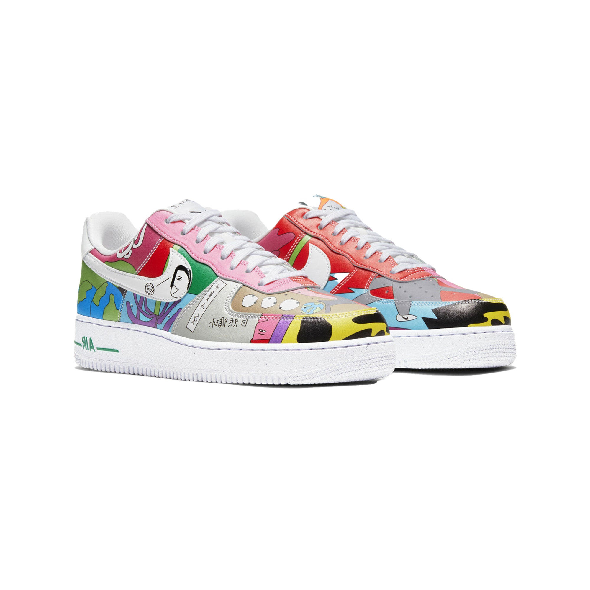 Nike Air Force 1 x Ruohan Wang 'Flyleather' Sneakers - Sustainable Leather Shoes for Men & Women | Perfect for Casual Wear, Street Style & Sneaker Collectors