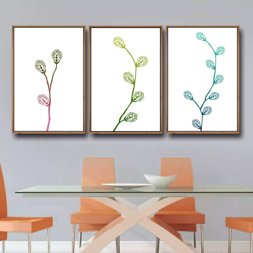 Wall26 3-Panel Framed Canvas Wall Art Set - 16