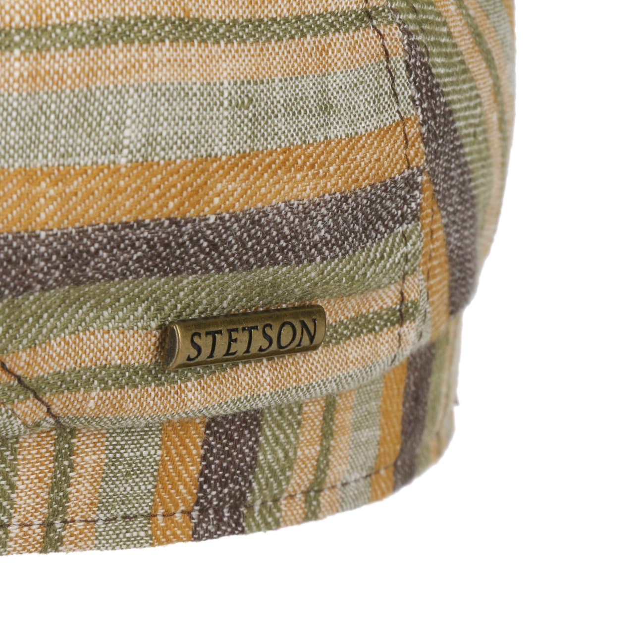 Stetson Sacota Driver Linen Flat Cap - Classic Men's Summer Hat for Golf, Driving & Outdoor Activities