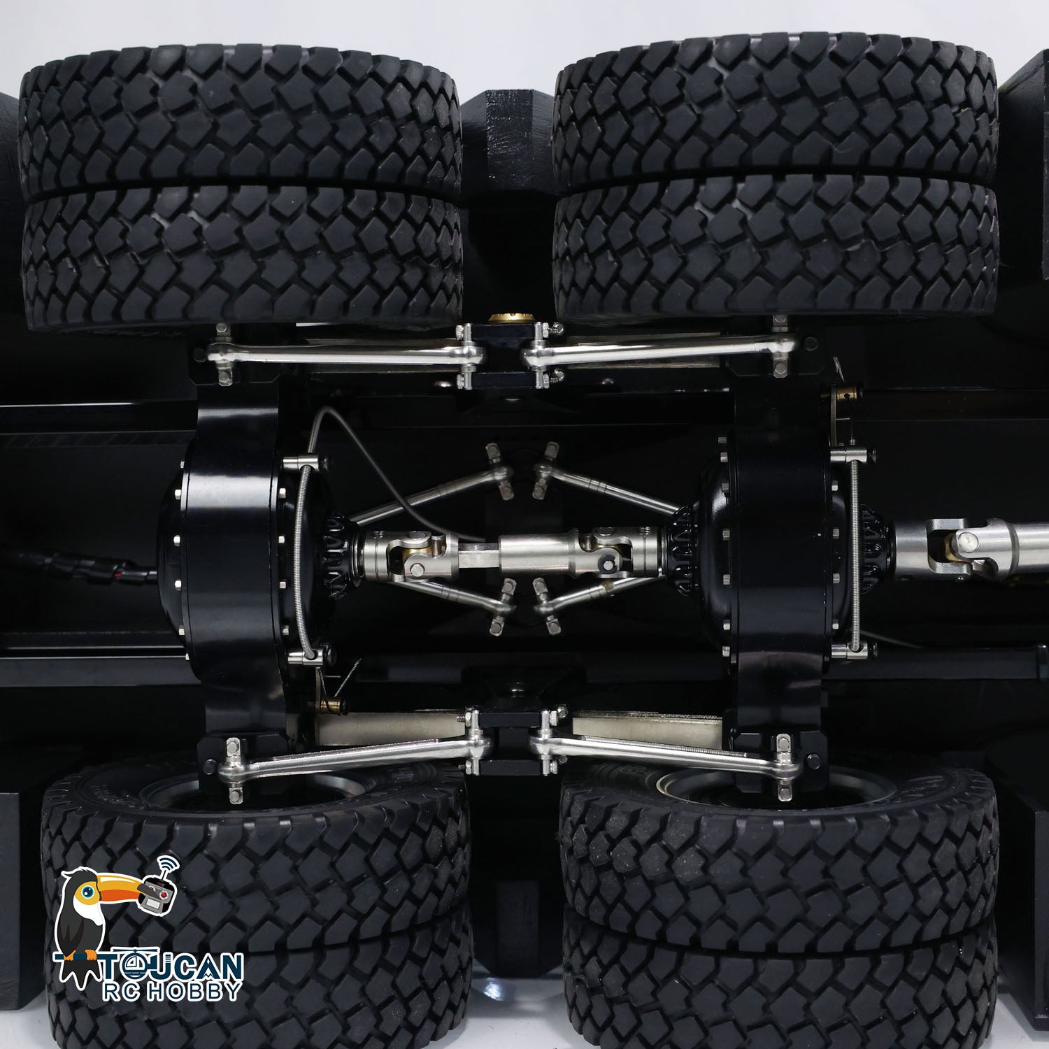 1/14 Scale 8x8 Metal Chassis RC Rock Crawler - Remote Control Off-Road Vehicle, Hobby Grade Simulation Model Car with Painted Body (Ready to Assemble) - Perfect for Outdoor Adventures, Backyard Crawling & RC Enthusiast Collections