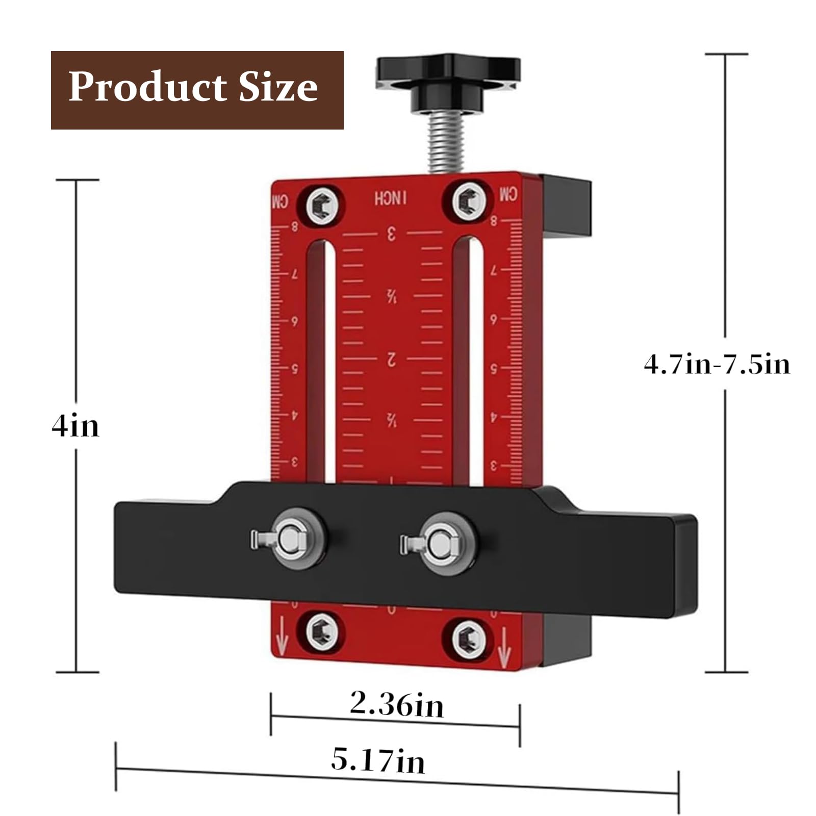 Cabinet Door Installation Jig Tool - Adjustable Hinge & Handle Template for Precise Cabinet Hardware Positioning | Perfect for DIY Home Improvement & Professional Cabinet Installation