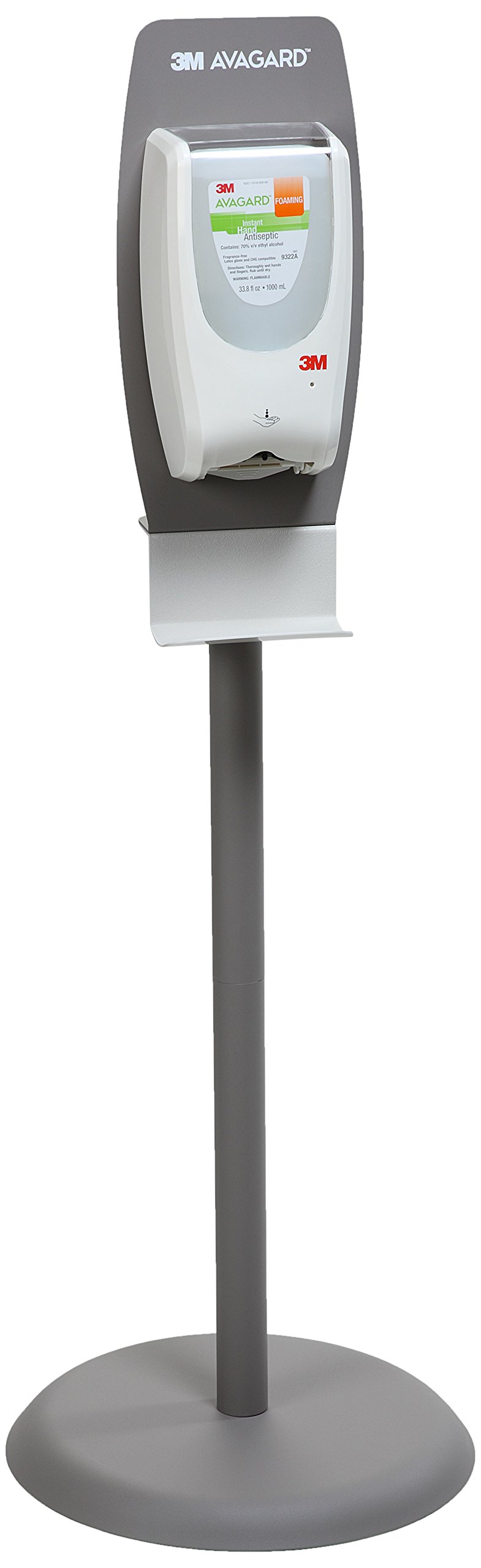 9244 Hand Hygiene Solutions Floor Stand - Touchless Hand Sanitizer Dispenser for Hospitals, Offices & Public Spaces - Ideal for High-Traffic Areas & Infection Control