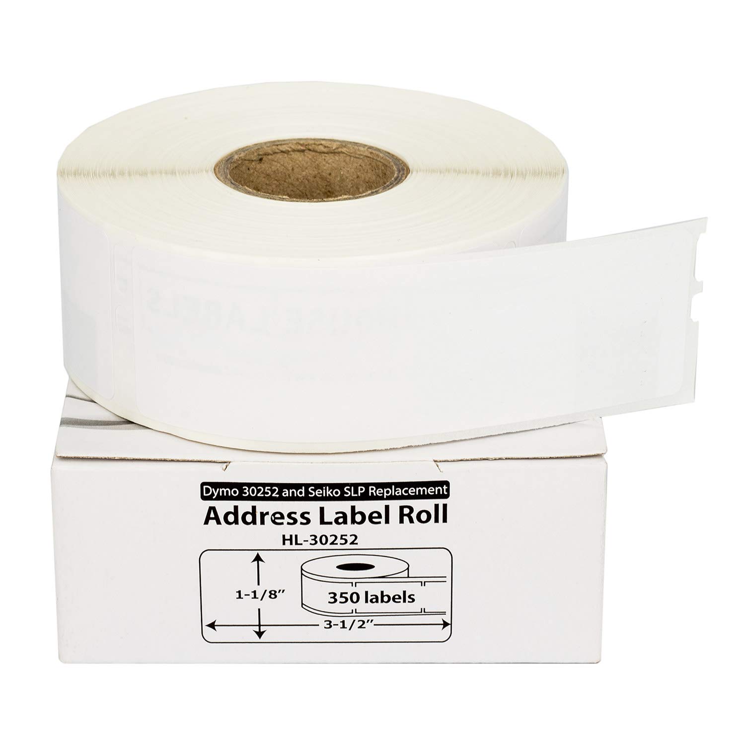 HOUSELABELS Compatible DYMO 30252 Address Labels (1-1/8