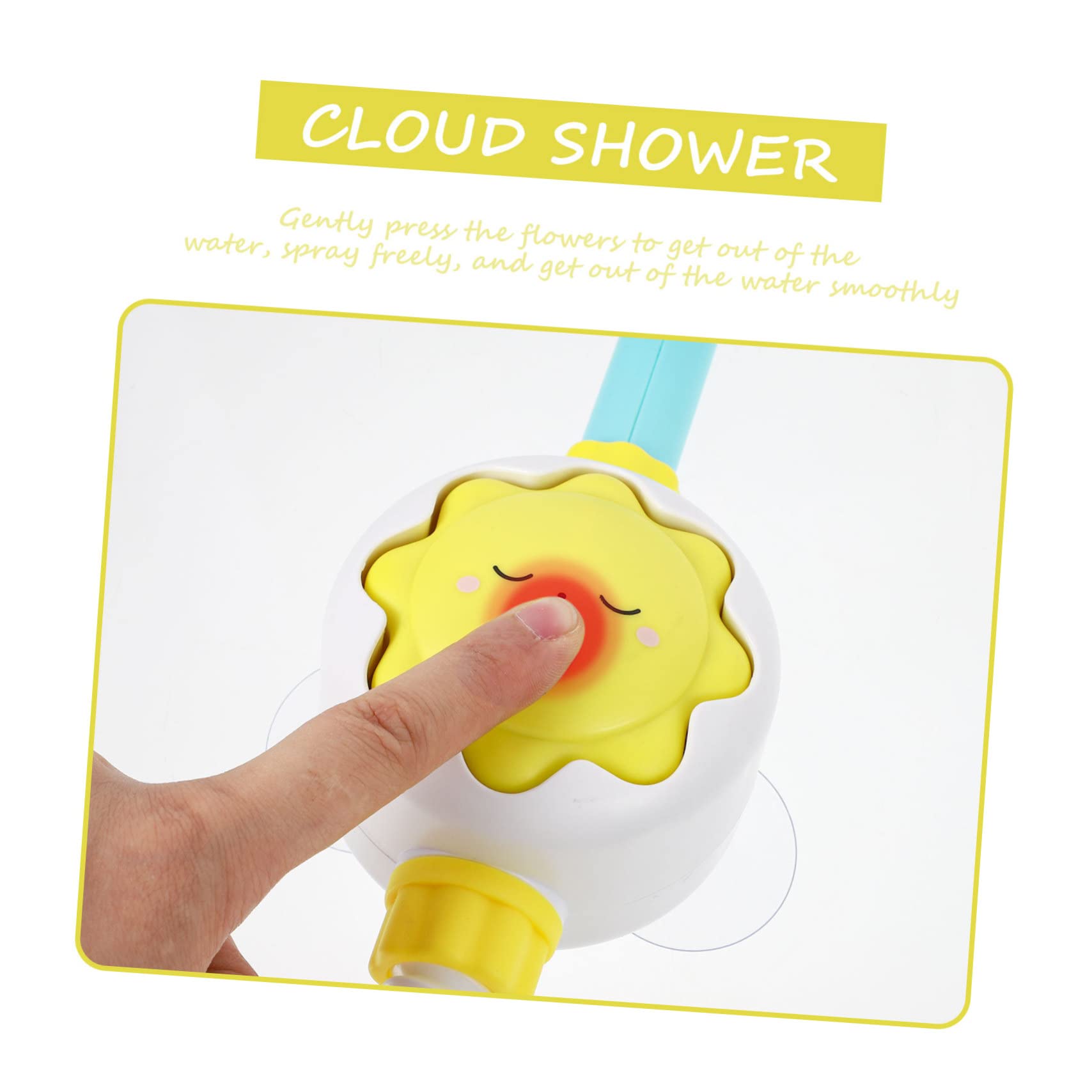 **DRESSOOS Kids Bath Toys - Fun Shower Head Water Squirters for Bathtub Play, Safe Plastic Toddler Bath Time Accessories - Perfect for Sensory Play & Learning Water Skills**
