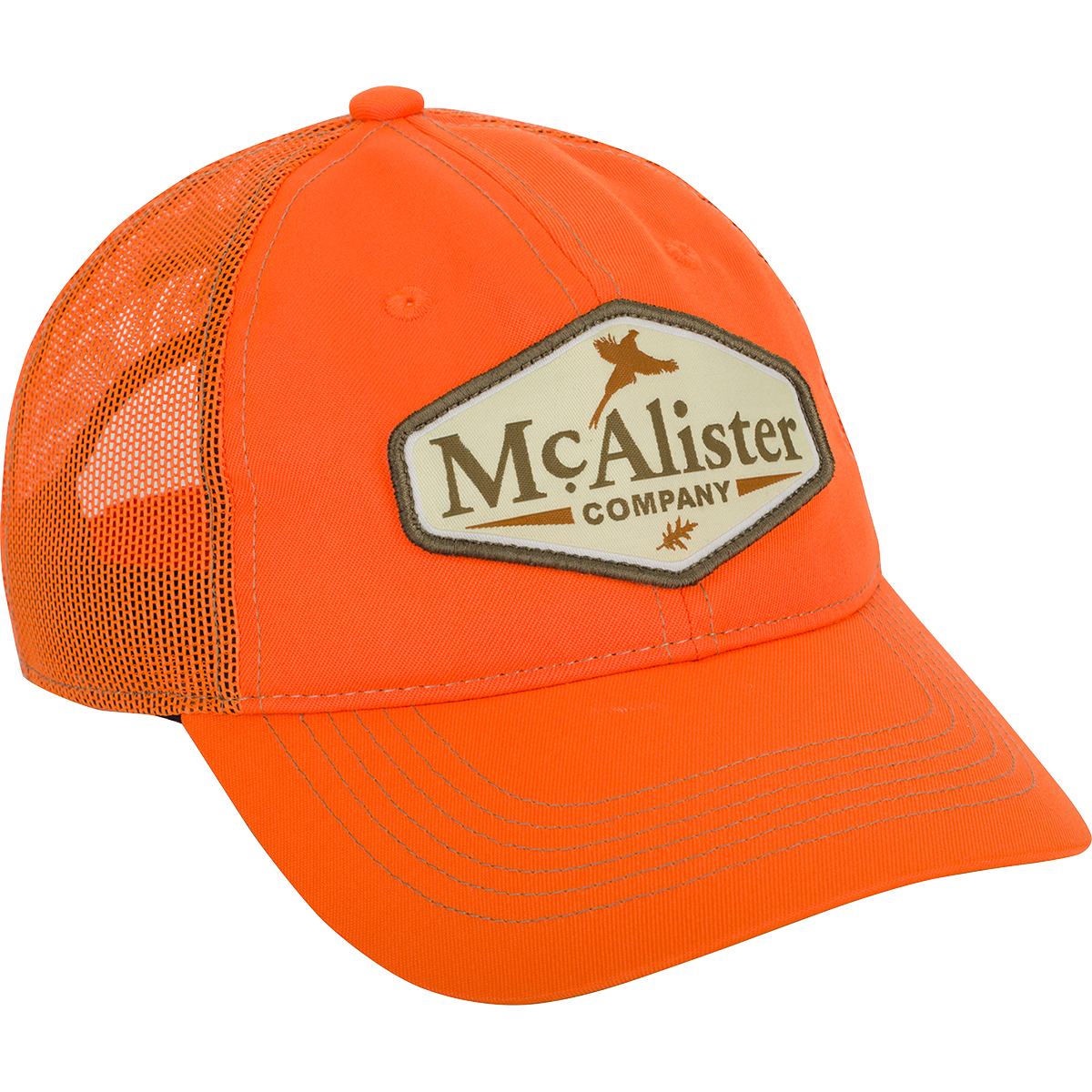 McAlister Twill Upland Hex Patch Mesh Back Cap - Breathable Outdoor Hat for Hiking, Fishing & Camping - Adjustable Baseball Cap for Men & Women