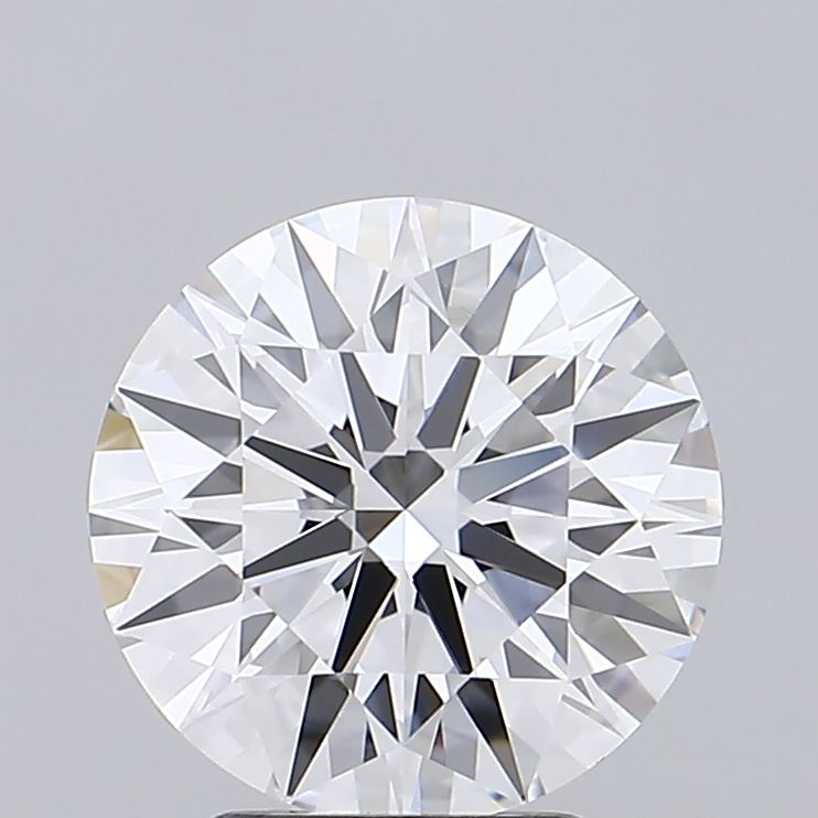 3.0 Carat Round Lab Grown Diamond - GIA Certified Eco-Friendly Engagement Ring Stone for Wedding & Proposal Jewelry