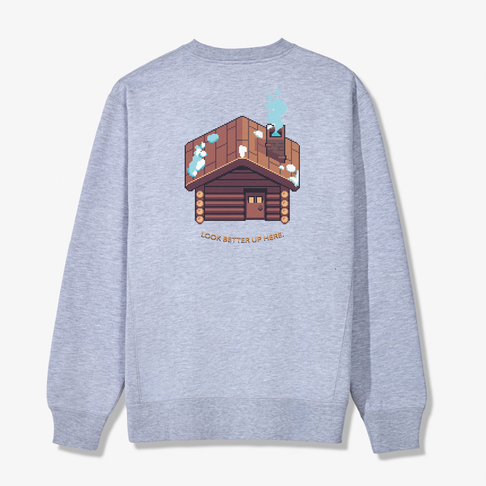 Higround Crewneck Sweatshirt for Men & Women - Soft Cotton Pullover Hoodie for Gaming, Streetwear & Casual Wear