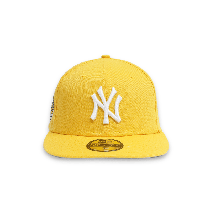 New York Yankees 1996 World Series Gold Embroidered Fitted Hat for Men - Perfect for Baseball Games, Fan Collections & Streetwear Fashion