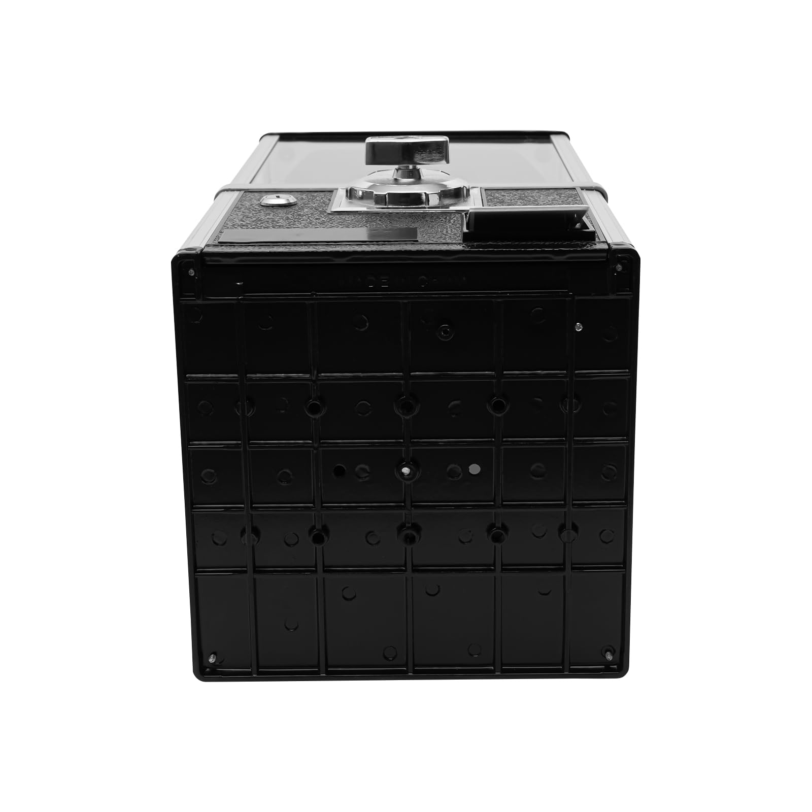 Gdrasuya10 Large Capacity Gumball Vending Machine - Candy & Toy Dispenser with 4x25¢ Coin Mechanism, Holds 11lbs (Black) | Perfect for Arcades, Retail Stores, and Party Favors