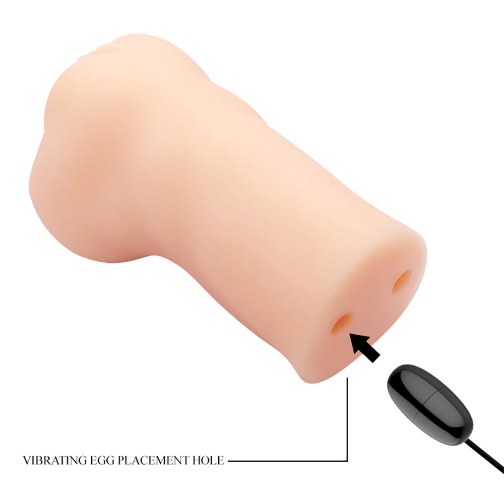 Crazy Bull Nadya Vibrating Pocket Pussy - Realistic Vagina Masturbator for Men - Waterproof & Rechargeable Adult Toy for Solo Pleasure & Couples Play